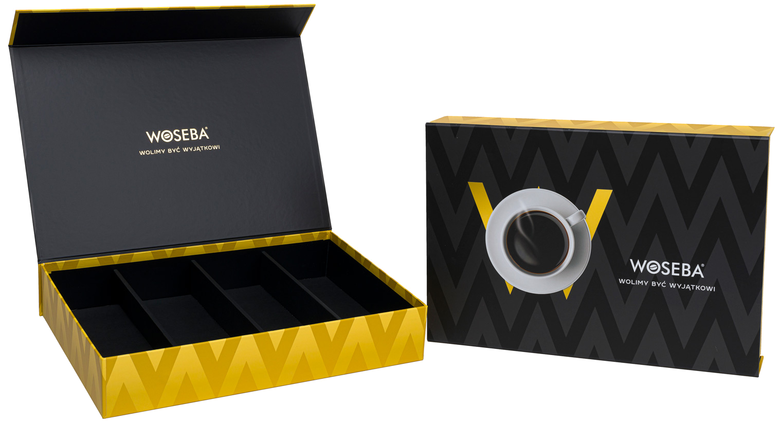 Magnetic closure boxes